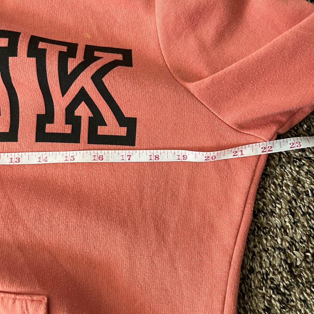 PINK Victoria’s Secret Full Zip Hoodie | Salmon Pink | Cozy Lounge Sweatshirt - Picture 14 of 16